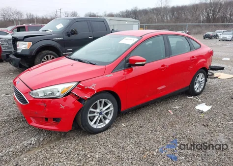 2015 Ford Focus Se z USA, uszkodzony, nr VIN 1FADP3F25FL253772